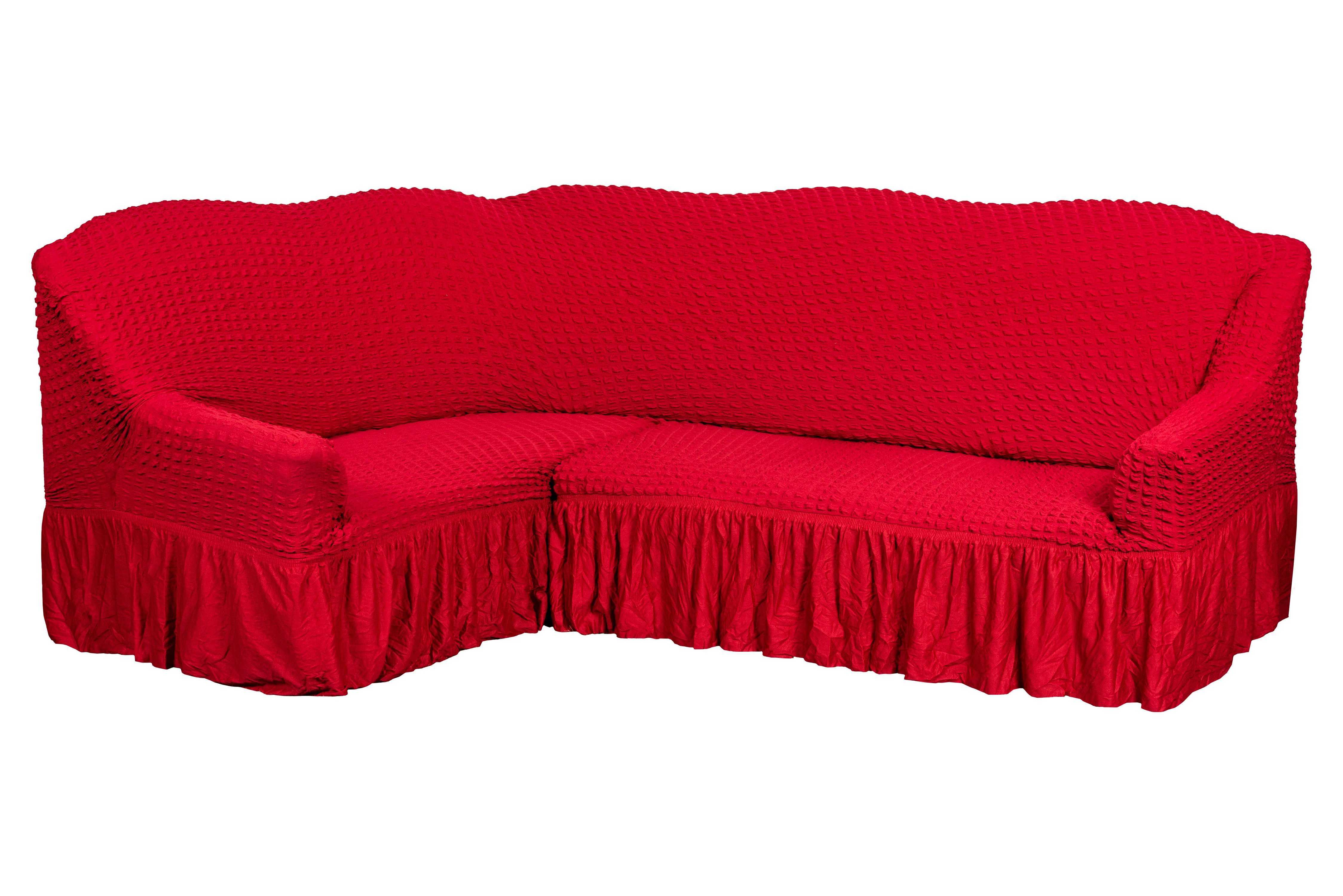 Чехол на угловой диван + кресло Венера, кофейный - Тула